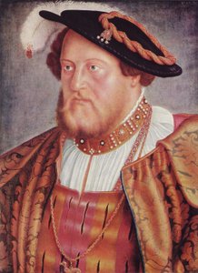 French : Portrait du comte palatin Ottheinrich Portrait of Ottheinrich, Prince of Pfalz - Barthel Beham
