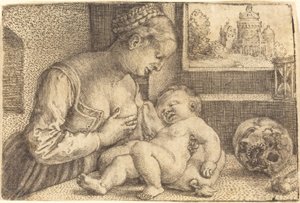 Madone avec crâne