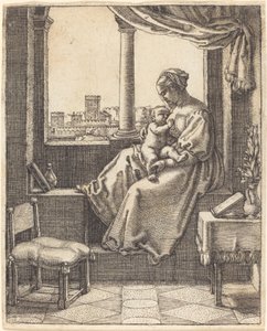 Vierge à la fenêtre - Barthel Beham