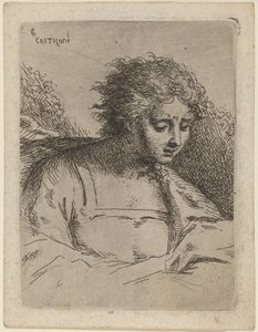 Figure en demi-longueur lisant
