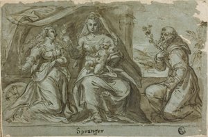 Madone et Enfant avec les saints Catherine et Dominique