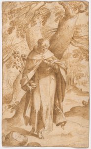 Saint Dominique lisant
