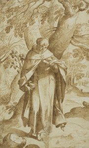 Saint Dominique lisant, vers 1573 - Bartholomaeus Spranger