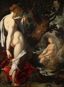 La nymphe Salmacis et Hermaphrodite, vers 1580-1582