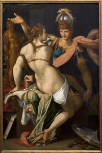 Ulysse et Circé. Peinture de Bartholomeus Spranger (1546-1611), huile sur toile