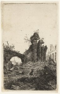 Ruines du Colisée, planche 10 de Les Ruines de Rome