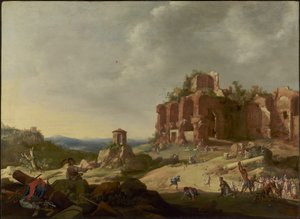La lapidation de saint Étienne