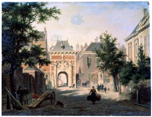 Une ville en Hollande, 19e siècle
