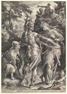 Minerve et Mercure armant Persée - Bartholomeus Spranger