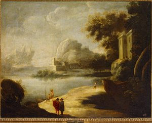 Paysage ... (huile sur toile)