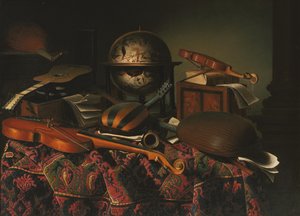 Nature morte aux instruments de musique - Bartolomeo Bettera
