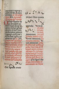 Missale : Fol. 148 : Musique pour Ecce lignum cruces..., 1469 - Bartolomeo Caporali
