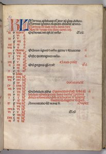 Missale : Fol. 4r : Page du calendrier de mars, 1469