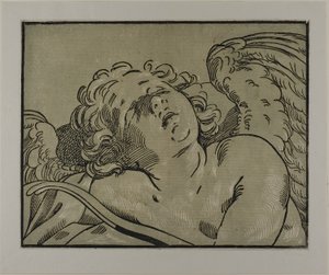 Buste de Cupidon endormi