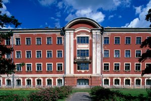 Palais de Mitava (18e siècle), conçu par Bartolomeo Francesco Rastrelli (1700-1771), Jelgava, Zemgale, Lettonie (détail)