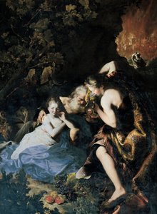 Loth et ses filles, 1695-1696 - Bartolomeo Guidobono