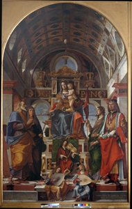 Madone et enfant avec Saint André, Monique, Ursule et Sigismond