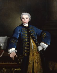 Portrait du chanteur Farinelli Carlo Broschi 1705-1782, 1734 - Bartolomeo Nazari