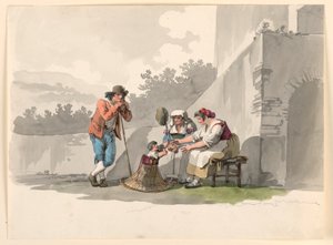 Une famille de paysans dans la Campagne
