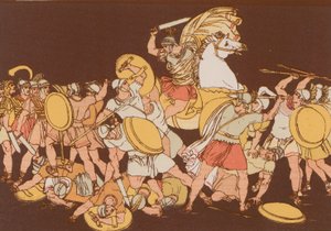 P Decius Mus se dévouant pour son pays - Bartolomeo Pinelli