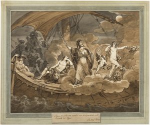 Le rêve de Télémaque, des Aventures de Télémaque, Livre 4 - Bartolomeo Pinelli