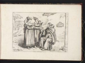 Deux femmes de Frascati et un ermite