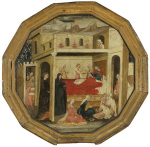 Le plateau de naissance Montauri - Bartolomeo di Fruosino