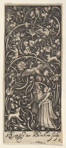Panneau vertical avec un homme et une femme, ca. 1631 - Bartolomeus van Lochom