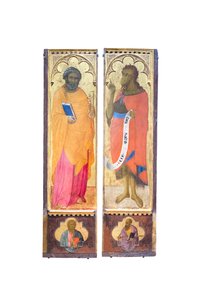 Saint Pierre et saint Jean-Baptiste; un apôtre et saint Paul