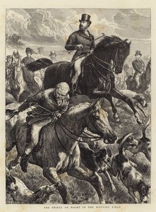 Le prince de Galles à la chasse - Basil Bradley