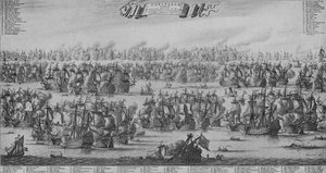 La Bataille de Texel, vers 1700