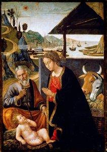 La Nativité du Christ, fin du 15ème ou début du 16ème siècle - Bastiano Mainardi