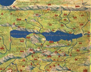 Terre Sainte, Israël et Palestine : mer de Galilée et ville de Tibériade, de l