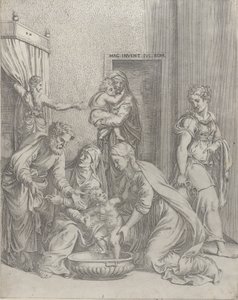 La Sainte Famille, 1535-73 - Battista del Moro
