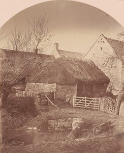 Cour de ferme, Prestbury près de Cheltenham, c. 1855 (photo) - Baynham Jr. Jones