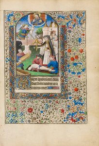 Un enterrement, vers 1440-50