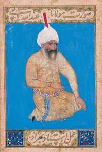 Portrait du poète persan Hatefi, 1454-1521, vers 1510-1511 - Behzad,