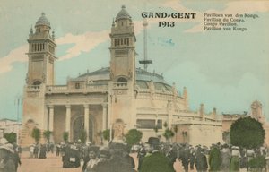 Pavillon du Congo; Gand; 1913 - Belgian Photographer