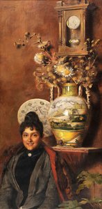 Vase avec fleurs - Belmiro de Almeida