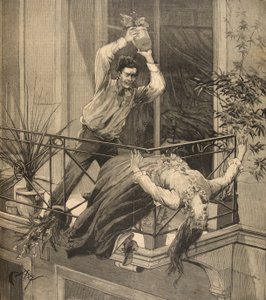Une mère tuée par son fils, de 