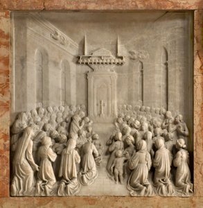 Crypte, Arche des Saints Marcellin et Pierre Exorciste, Miracle des colombes - Benedetto Briosco