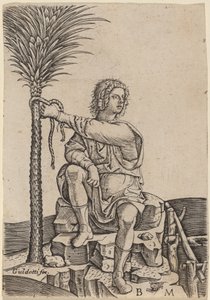 Homme assis près d