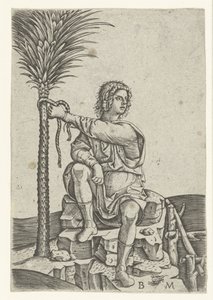 Homme assis près d