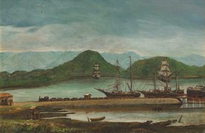 Benedito Calixto - Port de Santos, SP, 1888 - Benedito Calixto