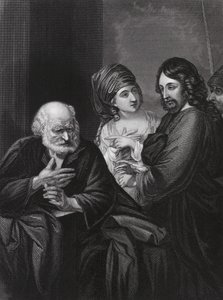 Pierre reniant le Christ (gravure)