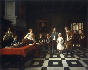 Chez le percepteur, 1889