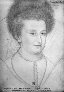 Portrait de Jacqueline de Bueil (1580-1651) Comtesse de Moret - Benjamin Foulon