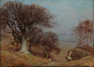 Hêtres sur les Quantocks, 1885-1924 - Benjamin Haughton