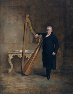 Harpiste de la famille Corbet de Griffith Owen, vers 1812