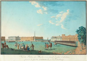Le Palais de Marbre à Saint-Pétersbourg, c. 1800